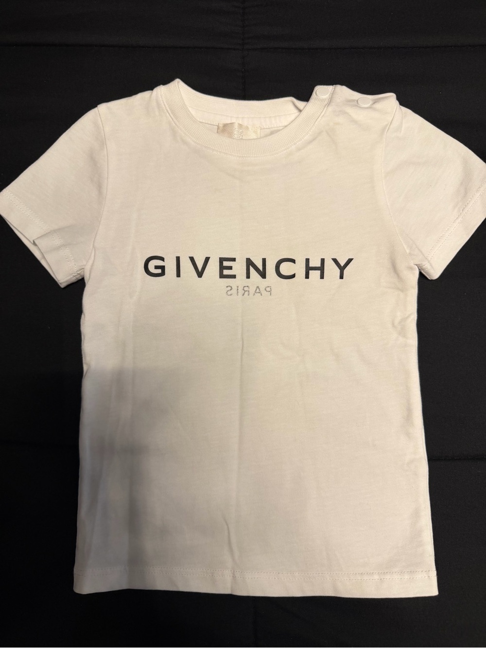 Givenchy Paris White Logo Toddler T-Shirt – Size 2